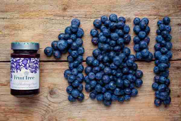 Blueberry jam. organic Blueberry jam. no added sugar Blueberry jam. low sugar Blueberry jam.